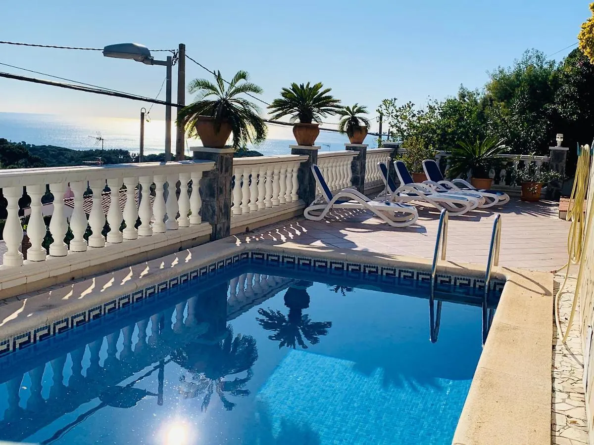 Mediterranean Villa Investingspain Sea View And Pool Lloret de Mar